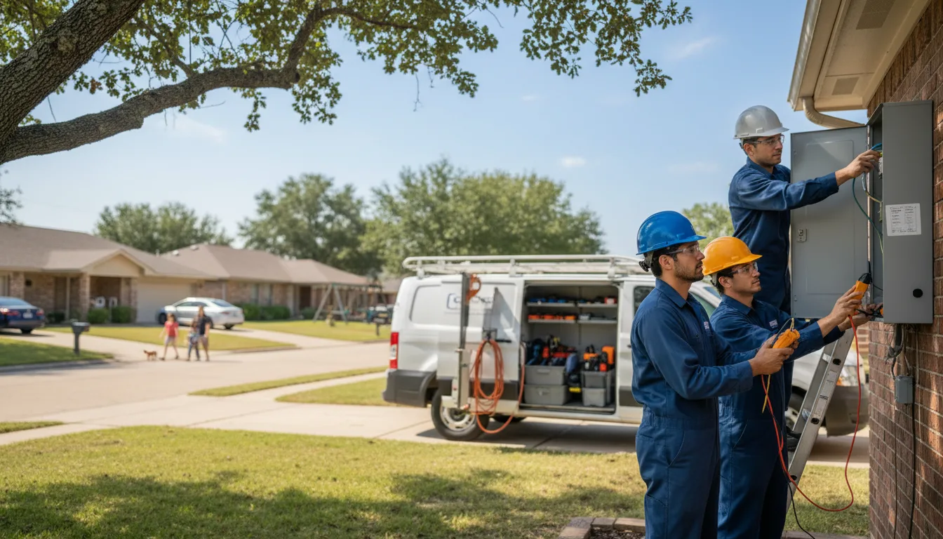 Certified electrician providing emergency electrical services in Geary, OK